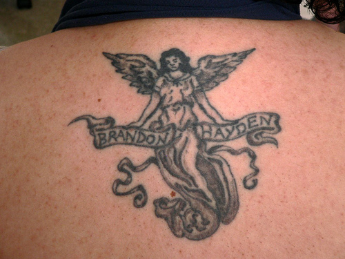 angel tattoo ideas. Angel Tattoo Design