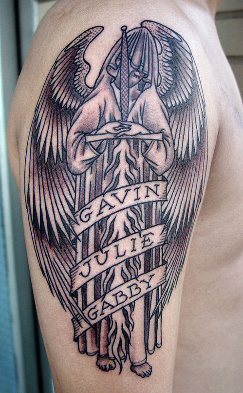 Atlantic Angel Tattoo