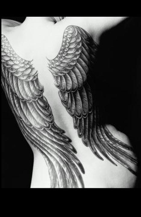 angels tattoos that people