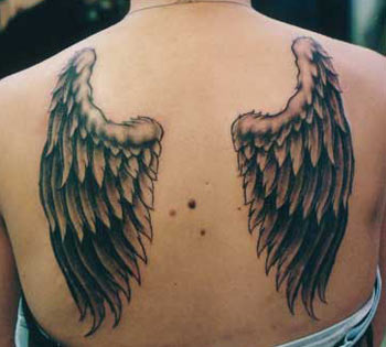 Pictures Of Wings of Angel Tattoo Designs