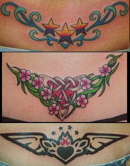 images flower lower back tattoos galerry for sexy girl