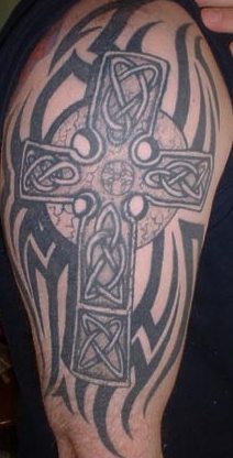 Celtic Cross Tattoo Design