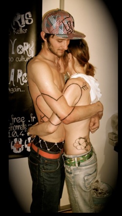 Heart Tattoos on Heart Tattoo Design     In Love Tattoos Heart Shaped Tattoo     Tattoo
