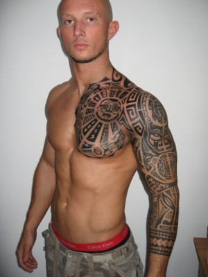 Polynesian Tattoo Inspired By Dwayne Johnson · Tribal Dragon Tattoo Stencils 