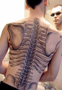 skeleton tattoo