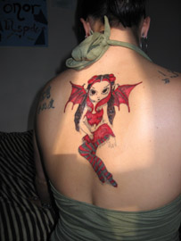 fairy devil tattoos