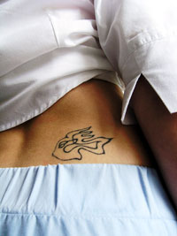 Female Lower Back Tattoo
