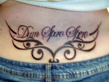Lower Back Tattoo Design
